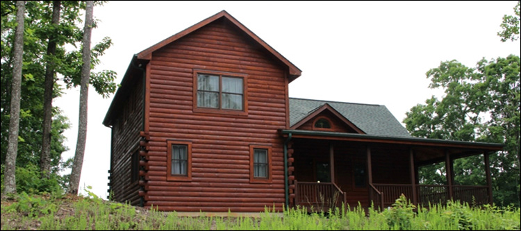 Professional Log Home Borate Application  Winchester, Virginia